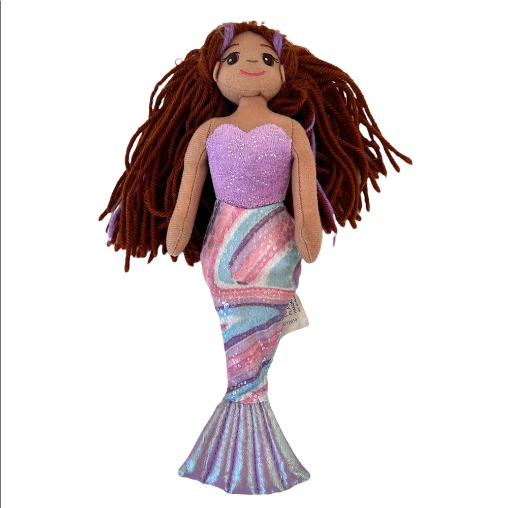 Aurora World Sea Sparkles Plush Mermaid Doll 6 Inches